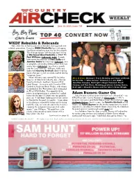 WKDF Rebuilds & Rebrands Adam Burnes: Game On