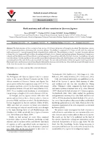Bark Anatomy and Cell Size Variation in Quercus Faginea