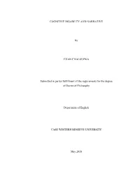 COGNITIVE DISABILTY and NARRATIVE by EVAN CHALOUPKA Submitted in Partial Fulfillment of the Requirements for the Degree of Docto