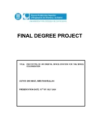 Final Degree Project