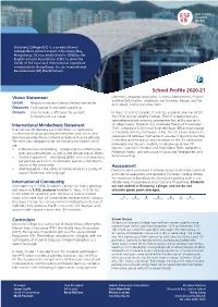 School Profile 2020-21