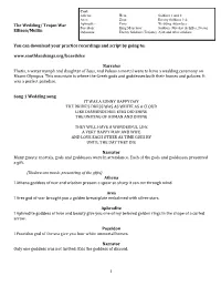 The Wedding Script Final