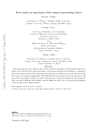 Wave Optics in Spacetimes with Compact Gravitating Object