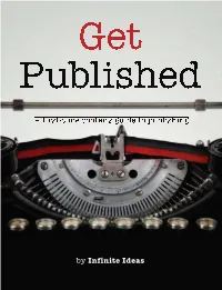 Get Published: a First-Time Writer's Guide to Publishing