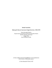 Making the Musical Instrument Digital Interface, 1983-1999