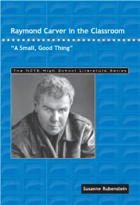 Raymond Carver in the Classroom