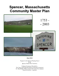 Spencer, Massachusetts Community Master Plan