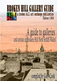 Broken Hill Gallery Guide 1St Edition