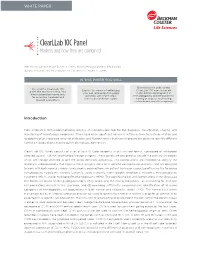 Clearllab 10C Panel Markers and How They Are Combined