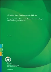 Guidance on Environmental Flows