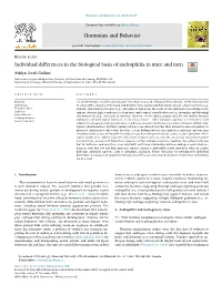 Individual Differences in the Biological Basis of Androphilia in Mice And