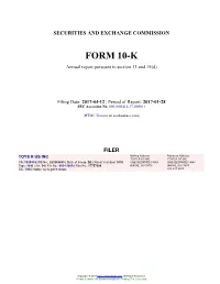 TOYS R US INC Form 10-K Annual Report Filed 2017-04-12
