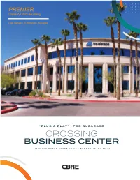 10190 Covington Cross Drive, Las Vegas, NV Sublease Brochure 10-21-20 2020-10-22 17.37.08.Indd