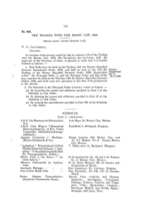 751 No, 433. the TRADING with the ENEMY LAW, 1939. Governor