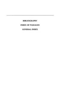 Index of Passages General Index