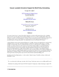 Vassal: Loadable Scheduler Support for Multi-Policy Scheduling Abstract