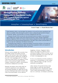 1-2021 Briefing Paper-Strengthening Railway Networks.Pmd