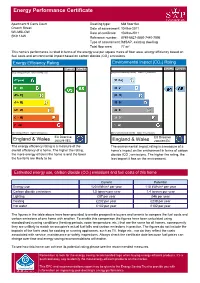 Energy Performance Certificate