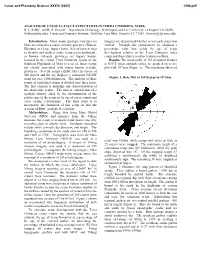 Analysis of Unusual Fault Structures in Terra Cimmeria, Mars