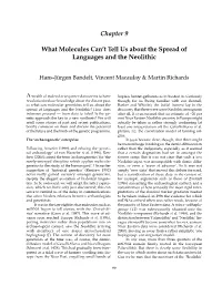 Chapter 9 What Molecules Can't Tell Us About the Spread of Languages