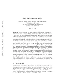 Frequentism-As-Model