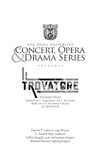 Il Trovatore Program
