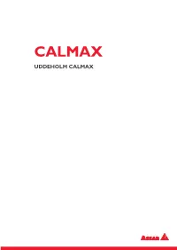 Calmax Uddeholm Calmax Reference Standard