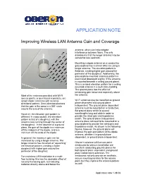 Improving Wireless LAN Antenna Gain and Coverage