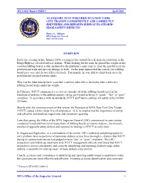 MTA Office of the Inspector General an INQUIRY INTO WHETHER MTA