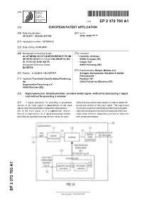 Signal Processor, Window Provider, Encoded Media Signal, Method for Processing a Signal and Method for Providing a Window