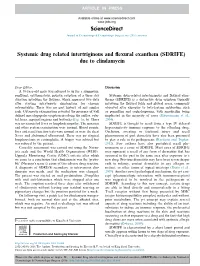 Systemic Drug Related Intertriginous and Flexural