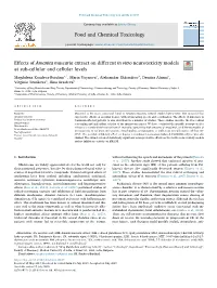 Effects of Amanita Muscaria Extract on Different in Vitro Neurotoxicity