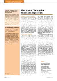 Elastomeric Closures for Parenteral Applications