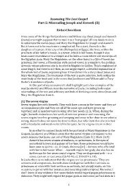 Misreading Joseph and Aseneth (Ii)