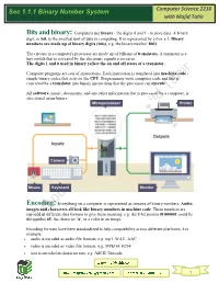 Sec 1.1.1 Binary Number System Computer Science 2210 with Majid Tahir