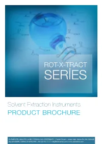 Solvent Extraction Instruments Brochure