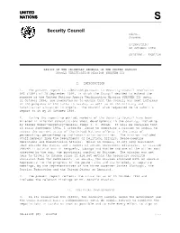 Security Council Distr