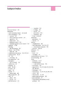 Subject Index