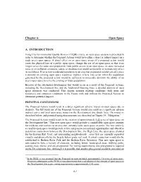Chapter 6: Open Space A. INTRODUCTION