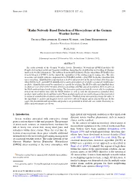 Radar Network–Based Detection of Mesocyclones at the German Weather Service