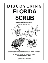 D I S C O V E R I N G Florida Scrub