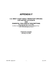 HMS FMP Appendix F