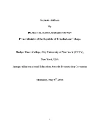 Keynote Address