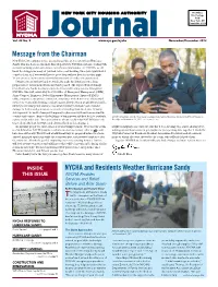 Message from the Chairman NYCHA and Residents Weather