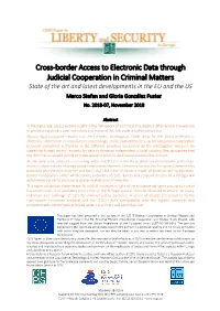Cross-Border Access to Electronic