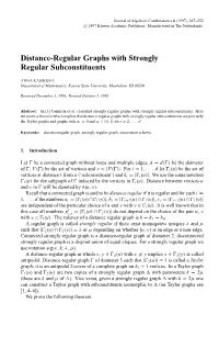 Distance-Regular Graphs with Strongly Regular Subconstituents