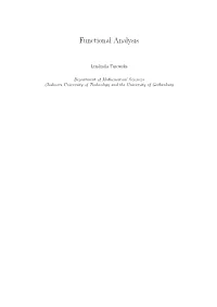 Functional Analysis