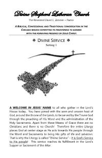 LSB Divine Service