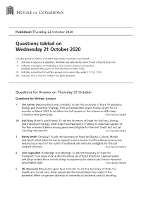 View Questions Tabled on PDF File 0.16 MB
