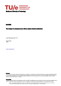 Eindhoven University of Technology MASTER the Design of A